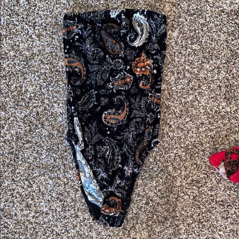 Body suit, Velvet material